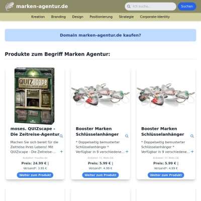 Screenshot marken-agentur.de