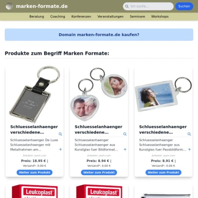 Screenshot marken-formate.de