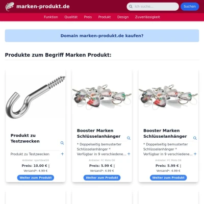 Screenshot marken-produkt.de