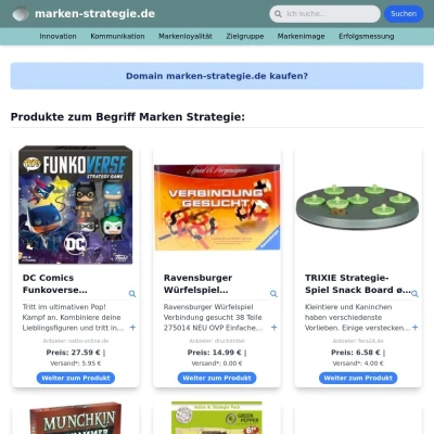 Screenshot marken-strategie.de