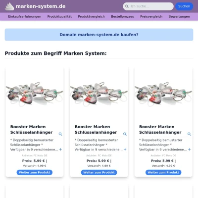 Screenshot marken-system.de