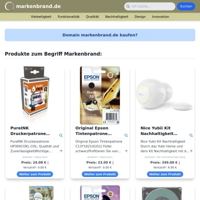 Screenshot markenbrand.de