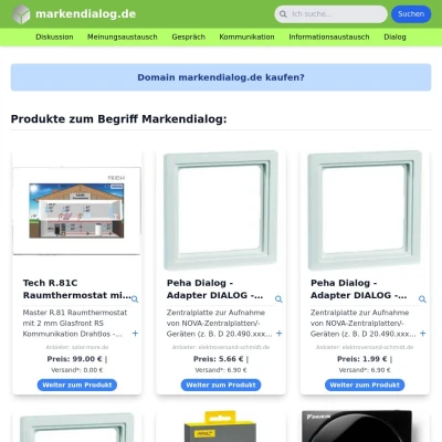 Screenshot markendialog.de