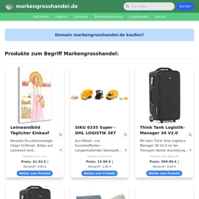 Screenshot markengrosshandel.de