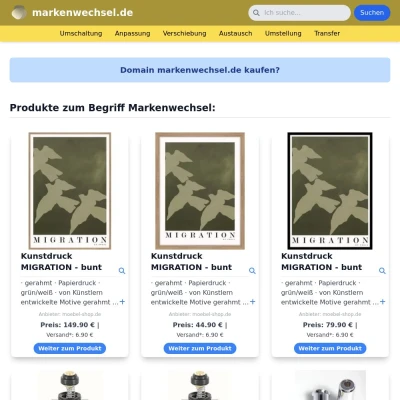 Screenshot markenwechsel.de