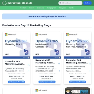 Screenshot marketing-blogs.de