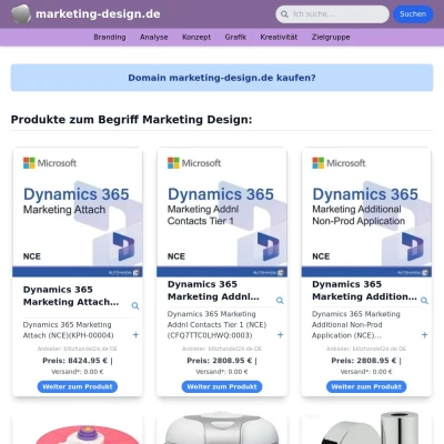 Screenshot marketing-design.de