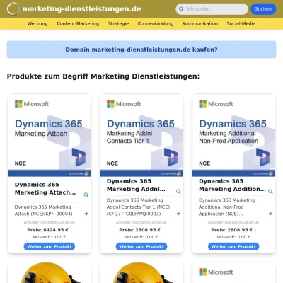 Screenshot marketing-dienstleistungen.de