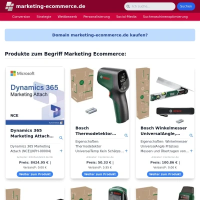 Screenshot marketing-ecommerce.de