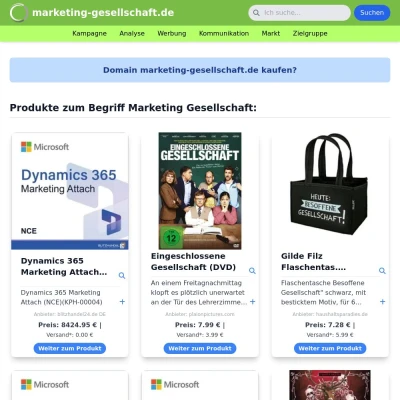 Screenshot marketing-gesellschaft.de