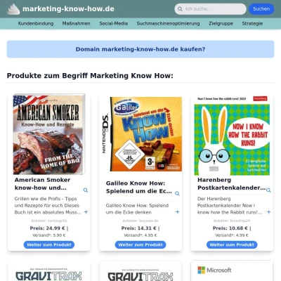 Screenshot marketing-know-how.de