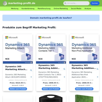 Screenshot marketing-profit.de