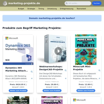 Screenshot marketing-projekte.de