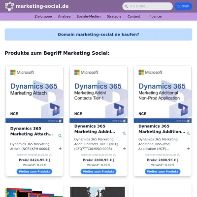 Screenshot marketing-social.de