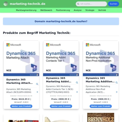 Screenshot marketing-technik.de