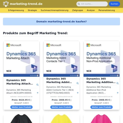 Screenshot marketing-trend.de