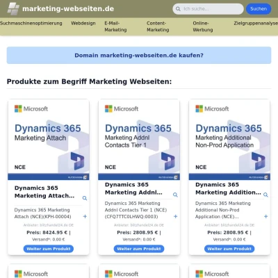 Screenshot marketing-webseiten.de