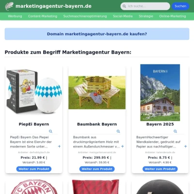 Screenshot marketingagentur-bayern.de