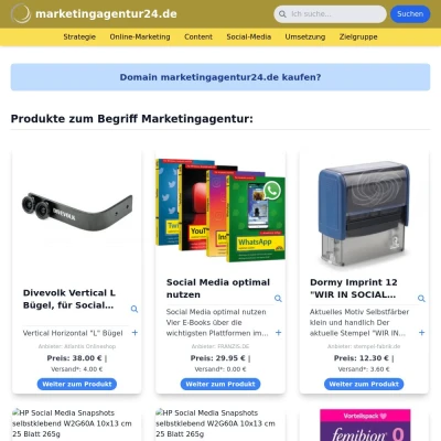 Screenshot marketingagentur24.de