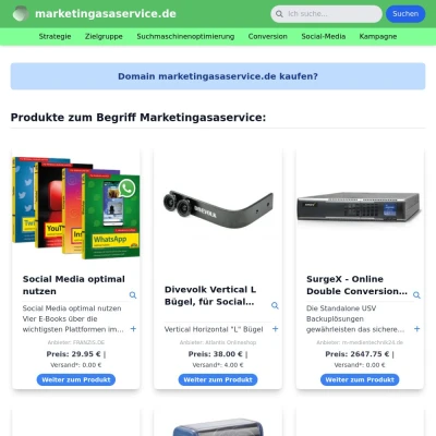 Screenshot marketingasaservice.de