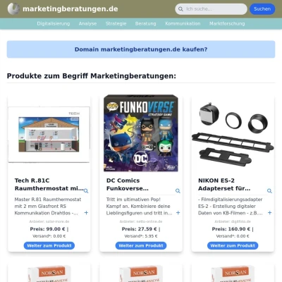 Screenshot marketingberatungen.de