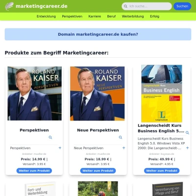 Screenshot marketingcareer.de