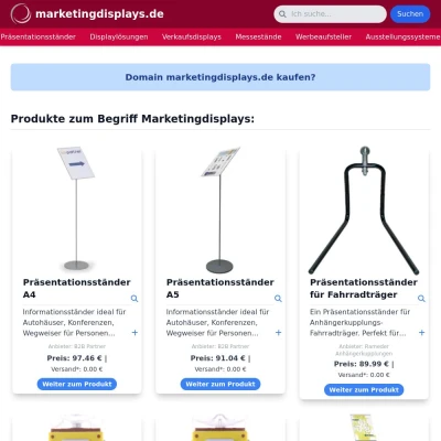 Screenshot marketingdisplays.de