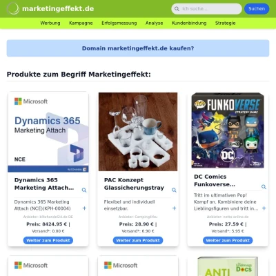 Screenshot marketingeffekt.de