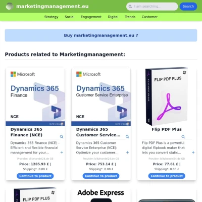 Screenshot marketingmanagement.eu