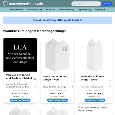 Screenshot marketingofthings.de