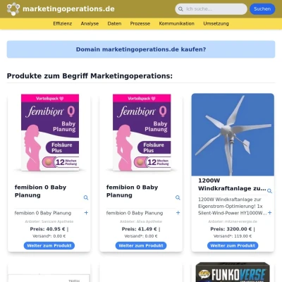 Screenshot marketingoperations.de