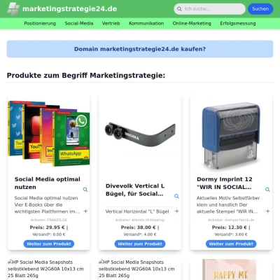 Screenshot marketingstrategie24.de