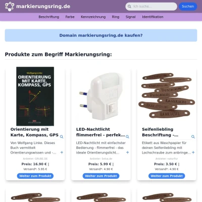 Screenshot markierungsring.de