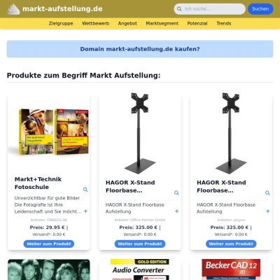 Screenshot markt-aufstellung.de