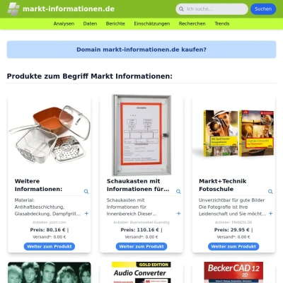 Screenshot markt-informationen.de