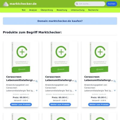 Screenshot marktchecker.de