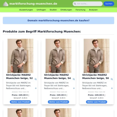 Screenshot marktforschung-muenchen.de