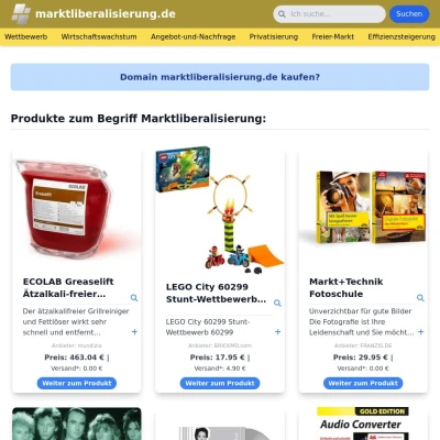 Screenshot marktliberalisierung.de