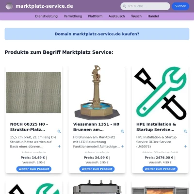 Screenshot marktplatz-service.de