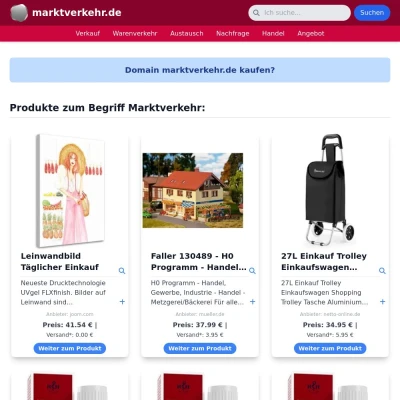 Screenshot marktverkehr.de