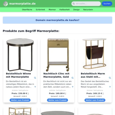 Screenshot marmorplatte.de