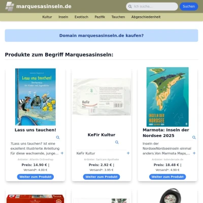 Screenshot marquesasinseln.de