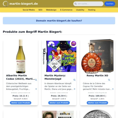 Screenshot martin-biegert.de