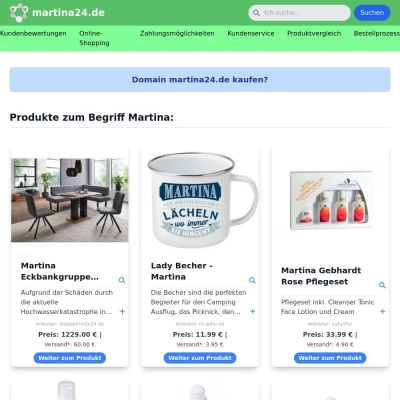Screenshot martina24.de