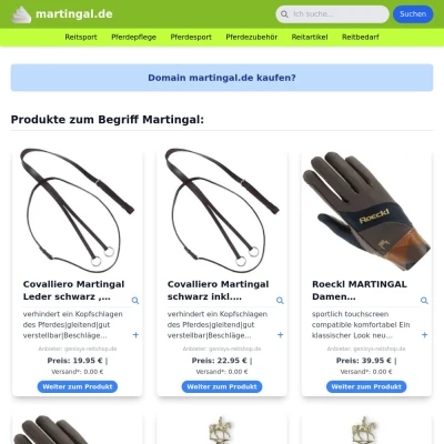 Screenshot martingal.de