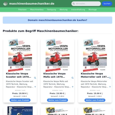 Screenshot maschinenbaumechaniker.de