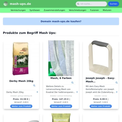 Screenshot mash-ups.de