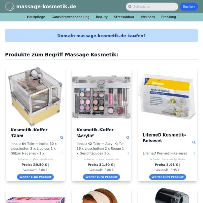 Screenshot massage-kosmetik.de