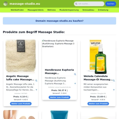 Screenshot massage-studio.eu