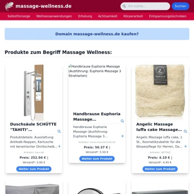 Screenshot massage-wellness.de